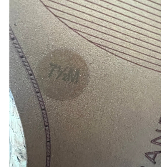 Lucky Brand Haylia Snake Print Pull-On Leather Booties - Picture 7 of 8